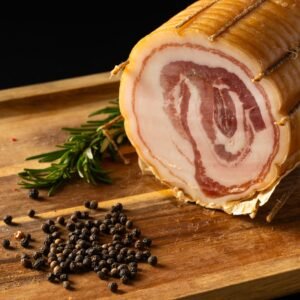 Pancetta arrotolata